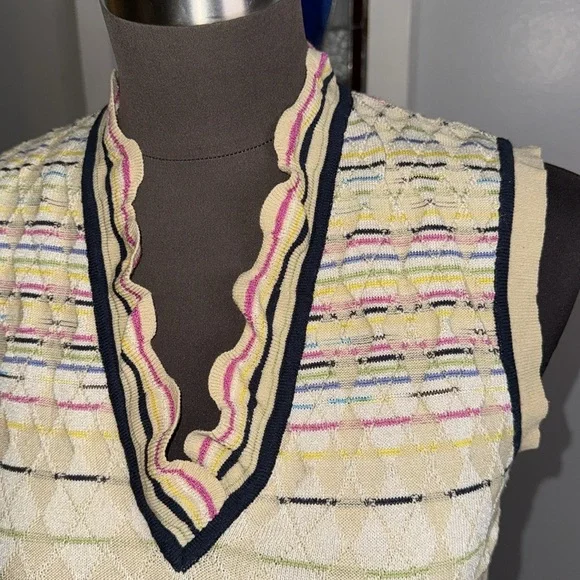 Missoni Vintage Knit Sweater Vest - Picture 2 of 11